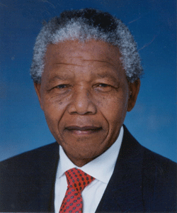 Fotografía de Nelson Mandela