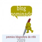 Nomiedo al Premio Blogosfera RRHH2009